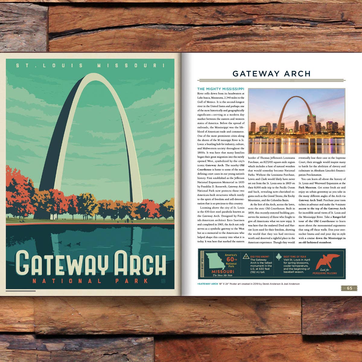 63 National Parks: Updated Edition Soft Cover Book
