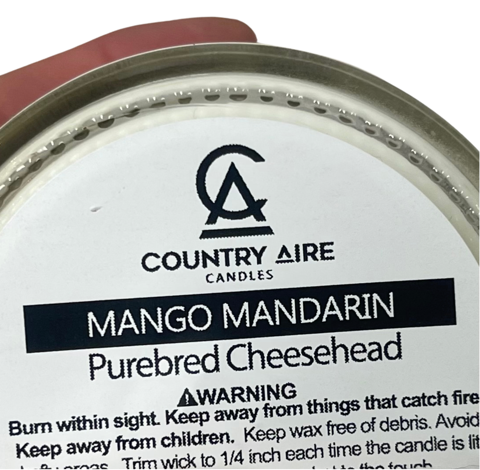 Purebred Cheesehead Soy Wax Candle