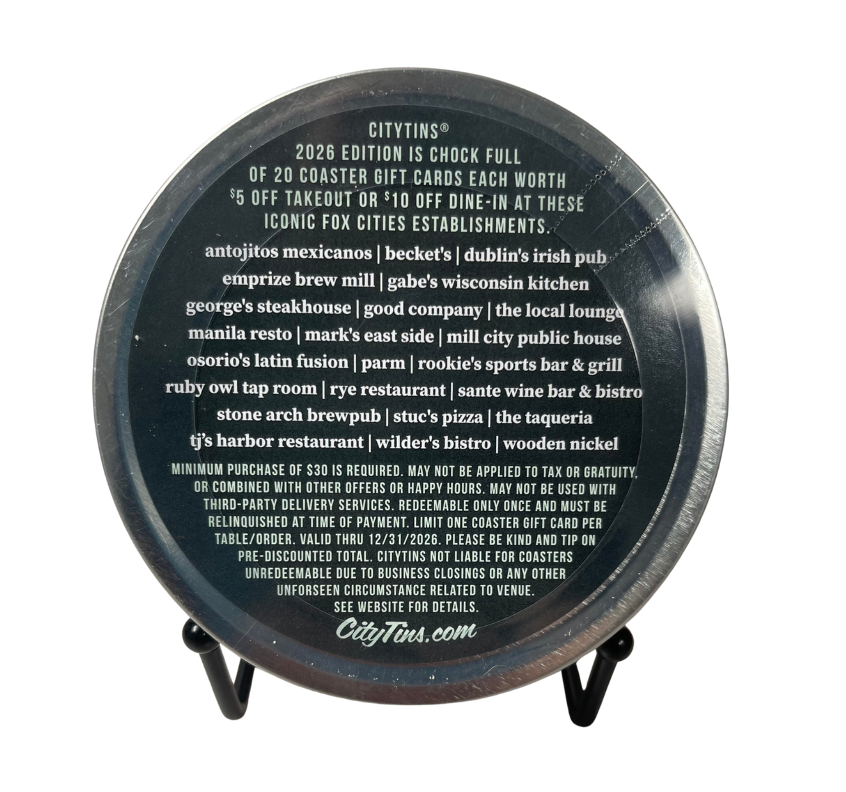 Fox Cities City Tins