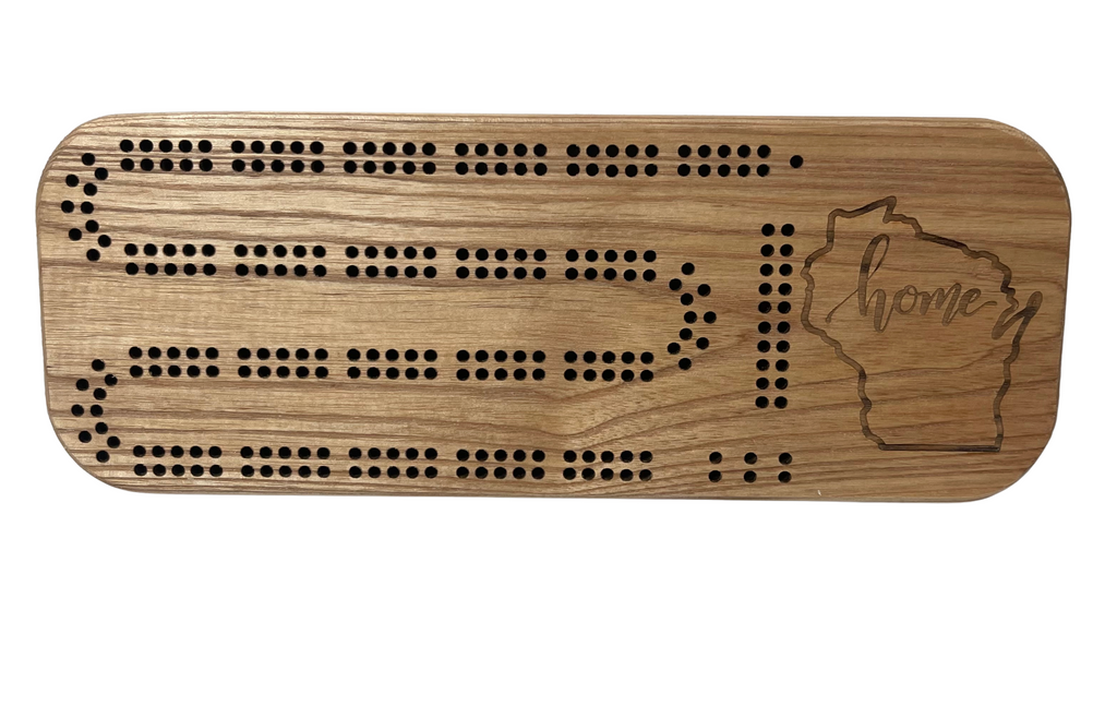Wisconsin Home Cribbage Board