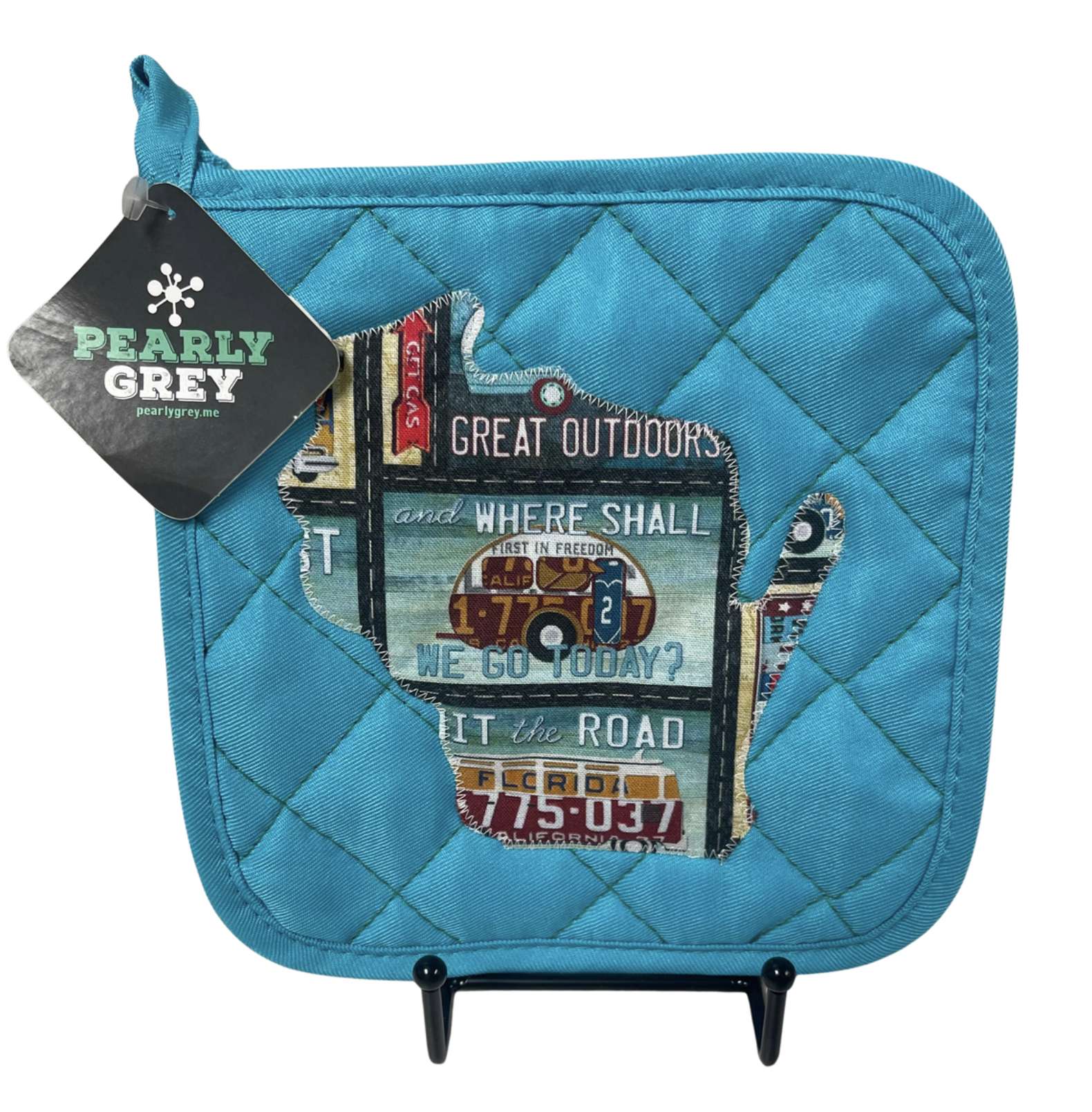 Pearly Grey Hot Pads