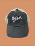 ope Trucker Hat -rope font