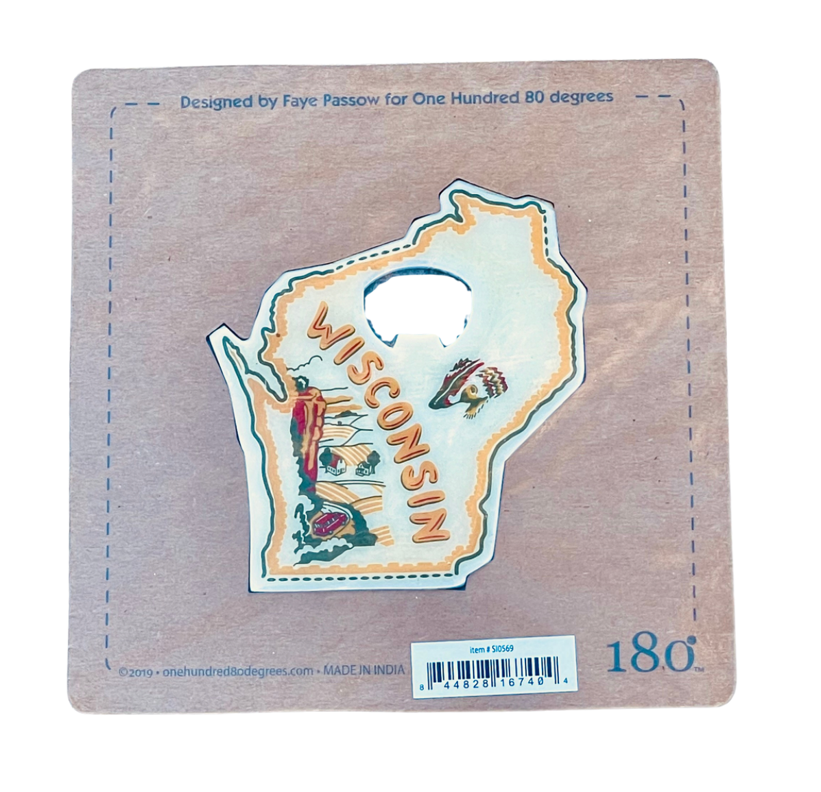 Wonders of Wisconsin Bottle Opener