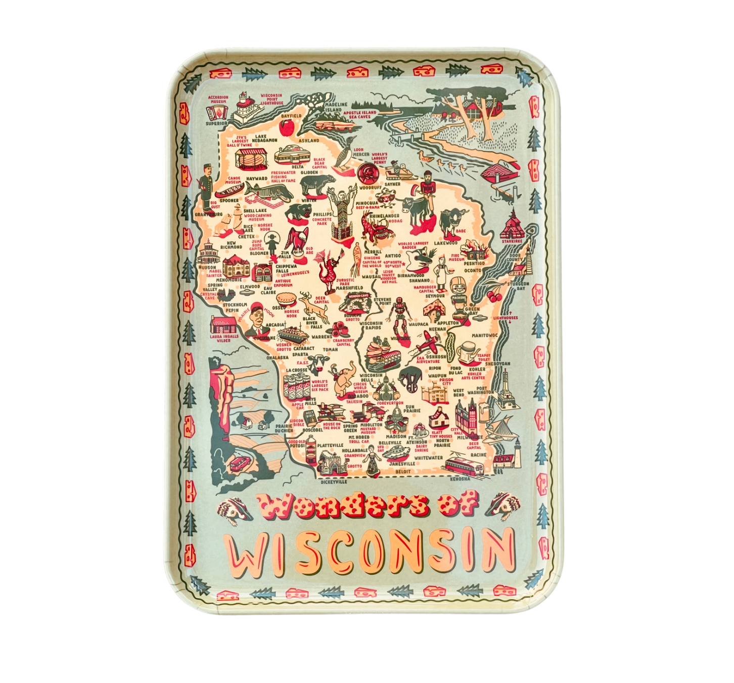 Wonders of Wisconsin Plate