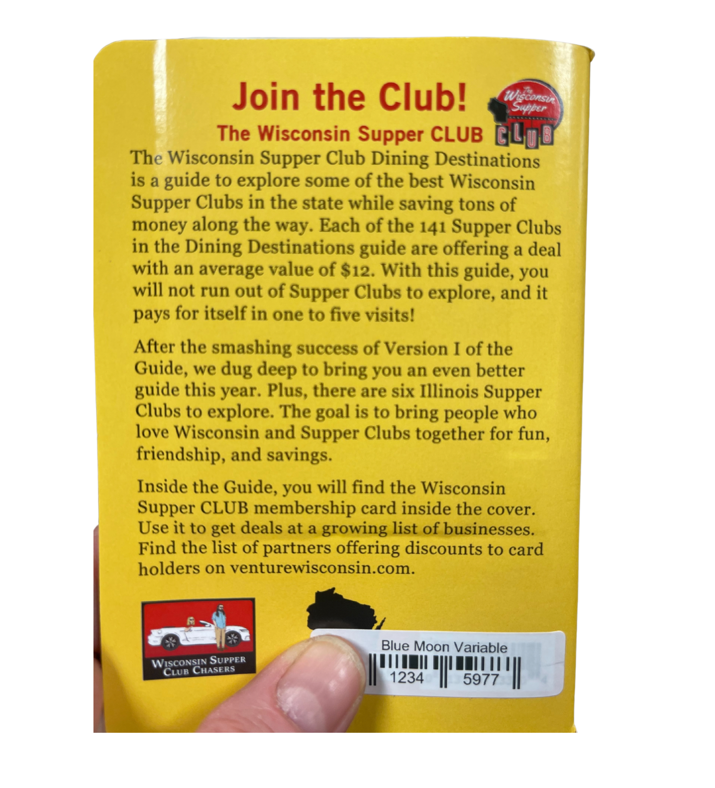 Wisconsin Supper Clubs Passport (2025-2026)