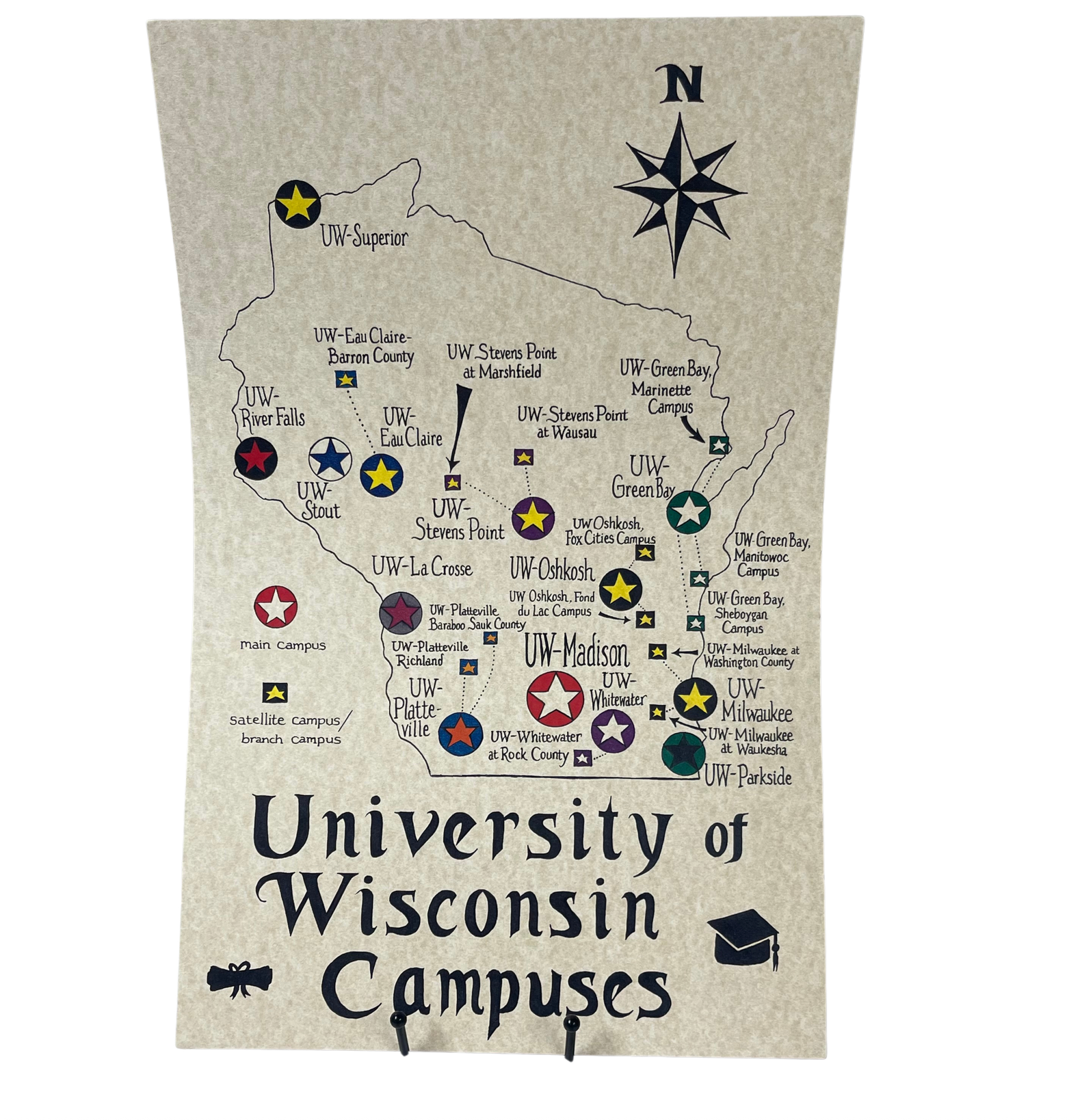 UW Campuses Map by Jesse Kennedy