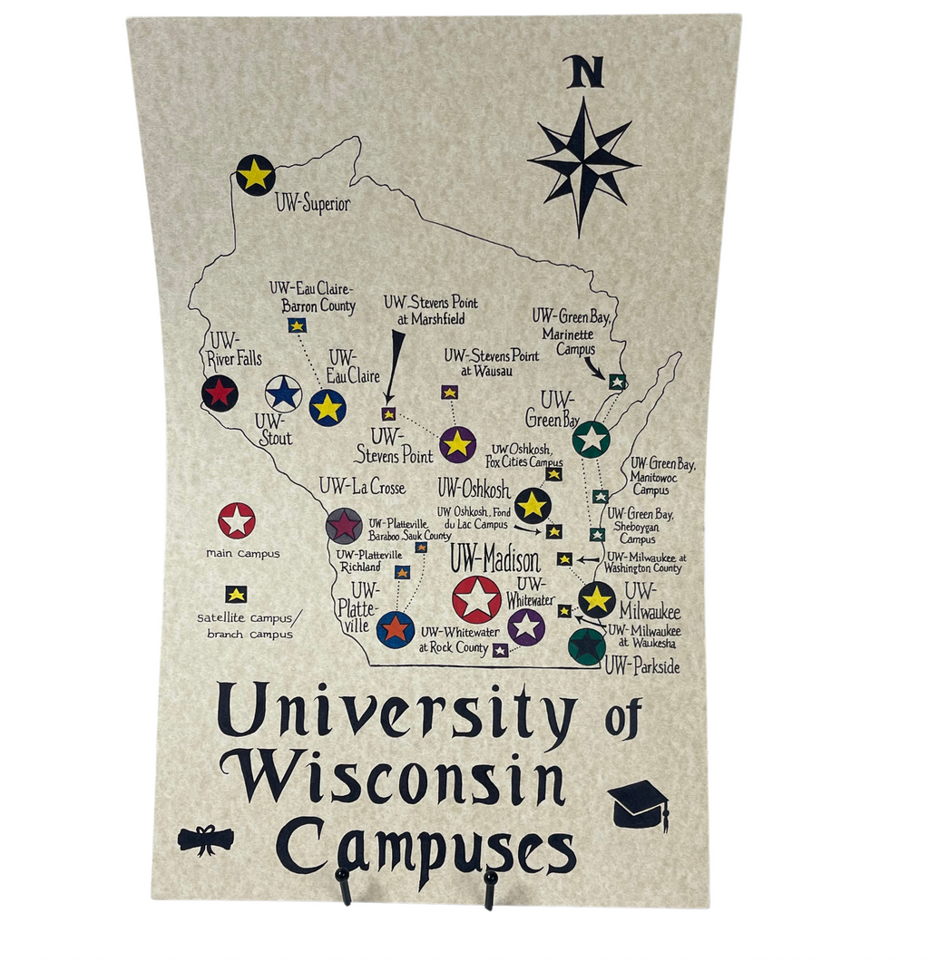 UW Campuses Map by Jesse Kennedy