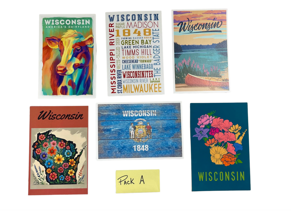 Wisconsin Postcards (Pack A)