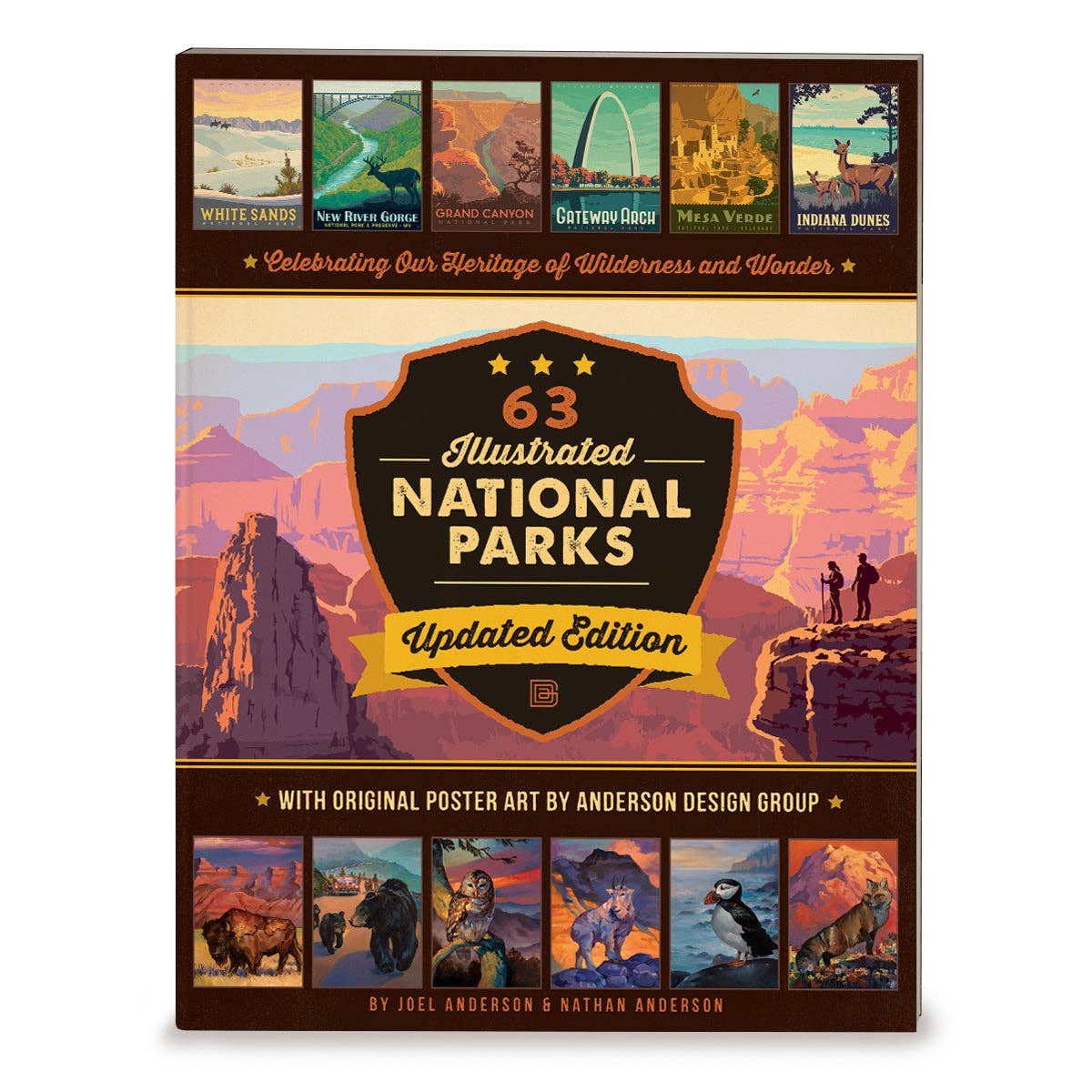 63 National Parks: Updated Edition Soft Cover Book