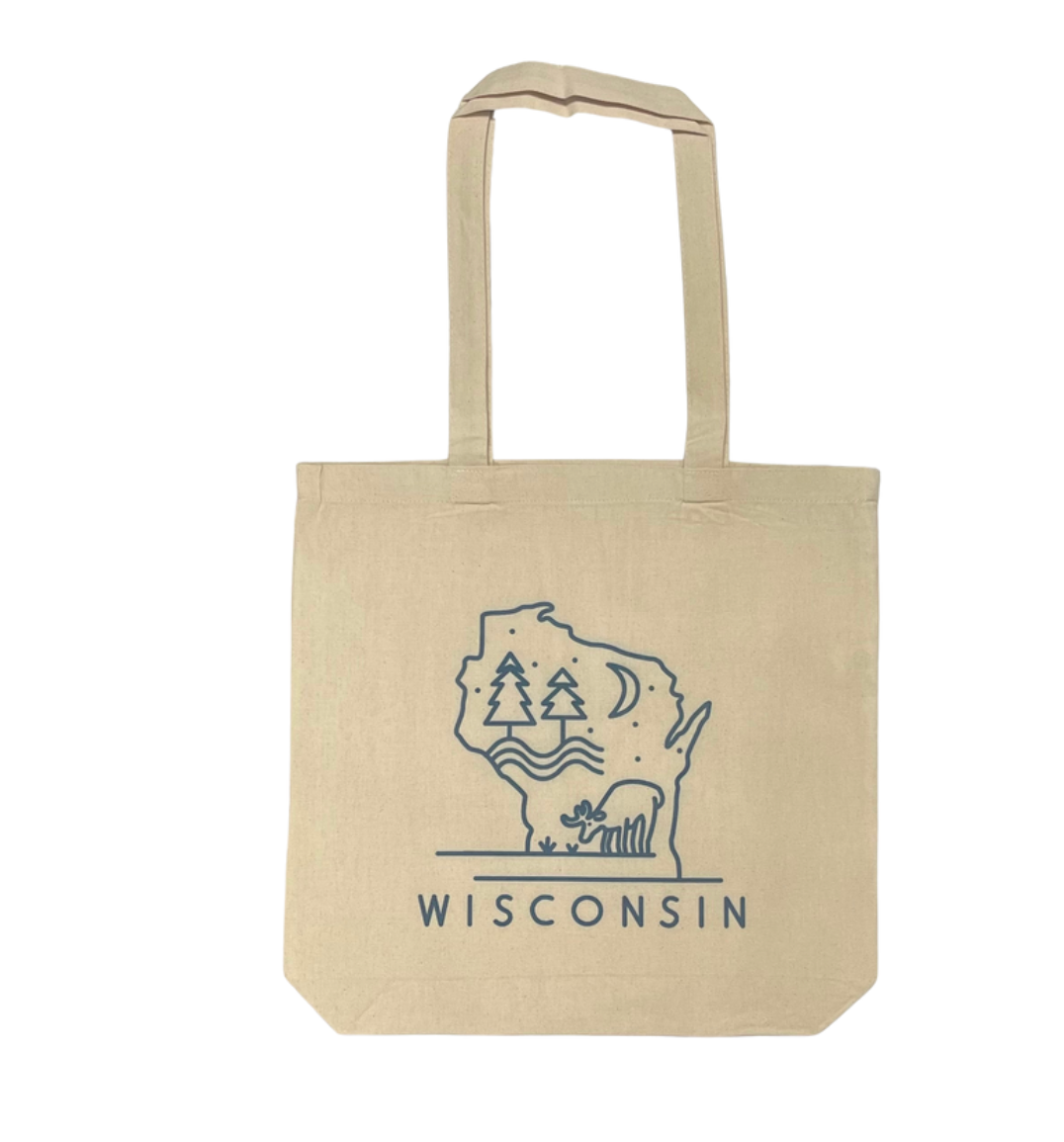 Wisconsin Deer Tote Bag
