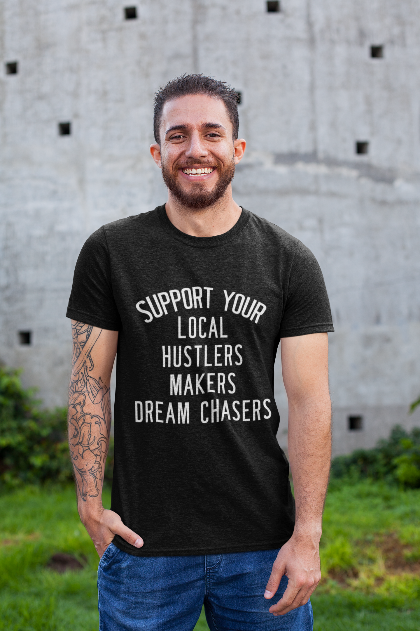 Support Your Local Hustlers..TShirt Unisex