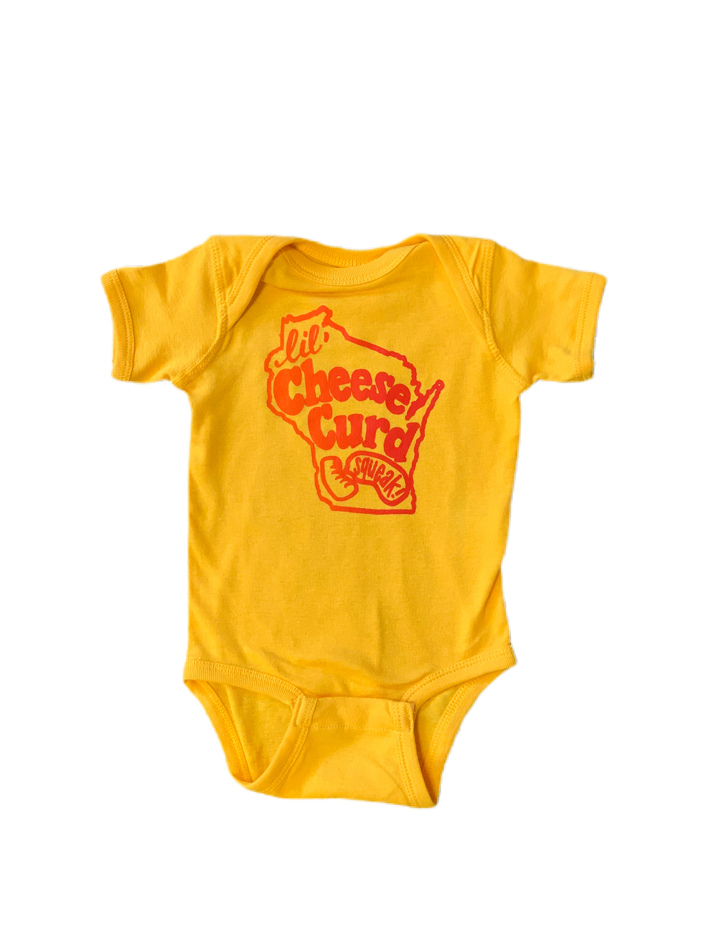 Lil’ Cheese Curd onesie