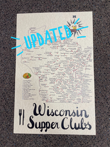 Wisconsin Supper Club Map
