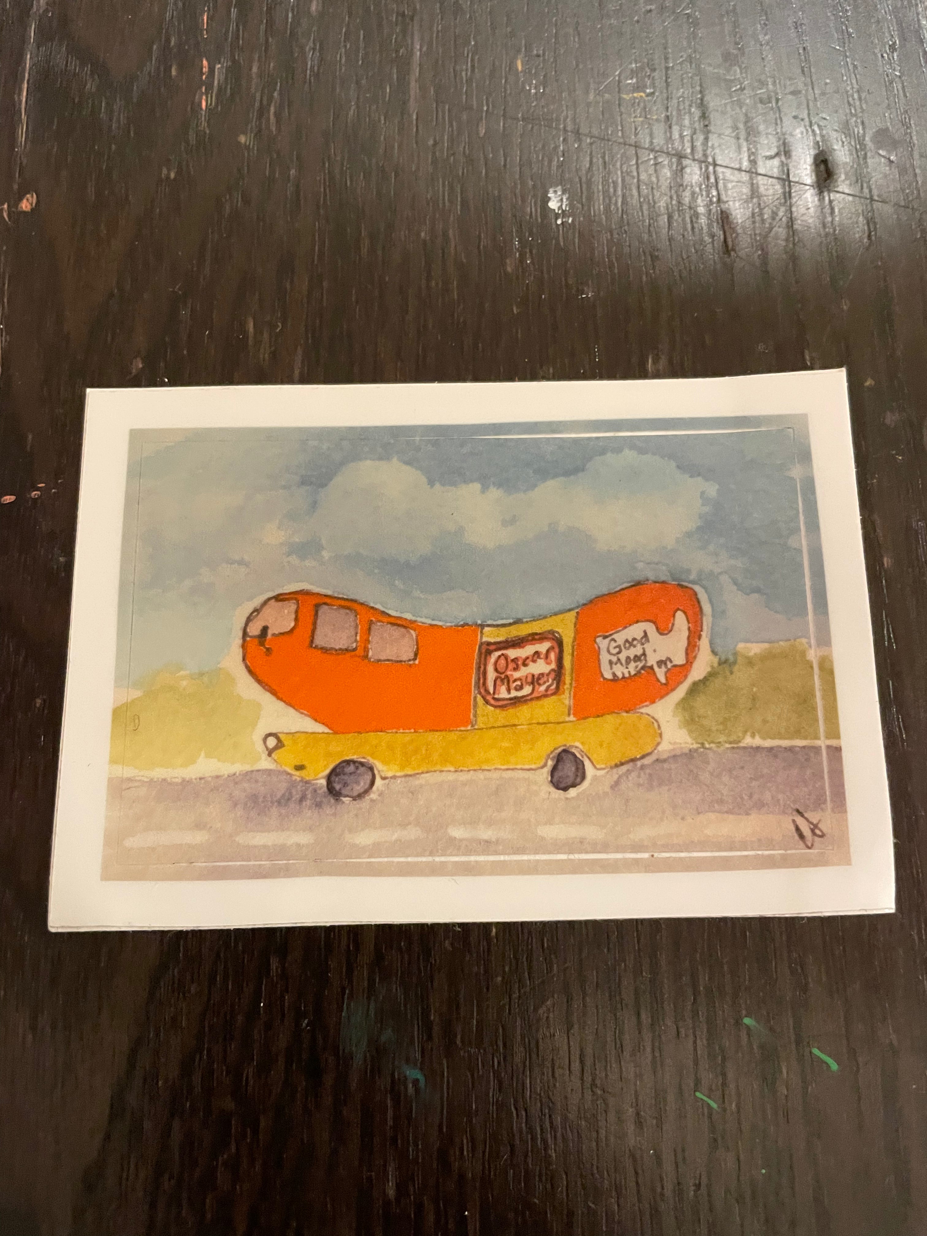 Wienermobile Sticker