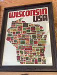 Wisconsin USA Aaron Draplin Print