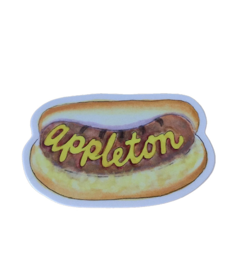 Appleton Brat Sticker