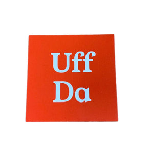 Uff Da Sticker