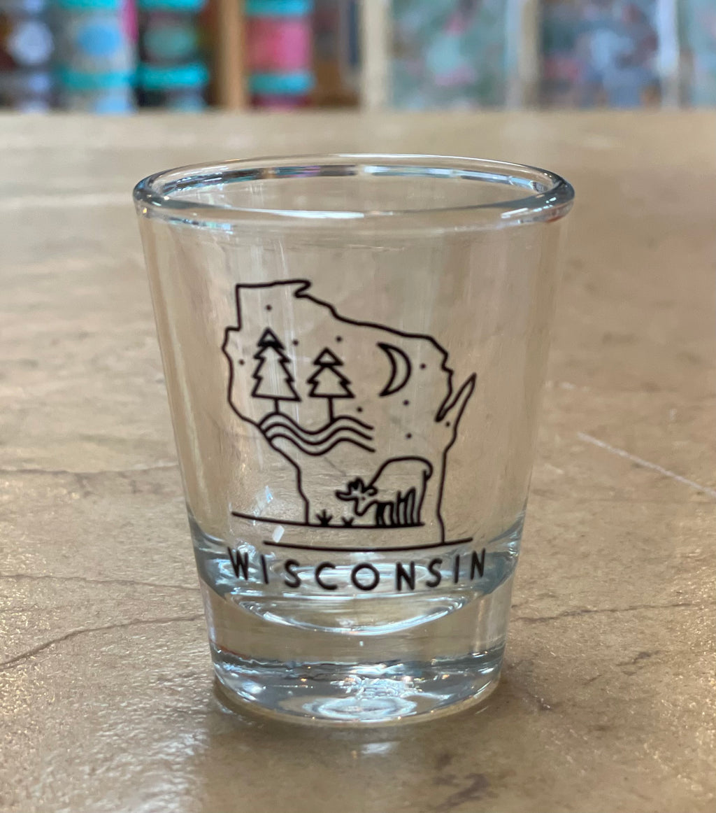 Wisconsin Shot Glass