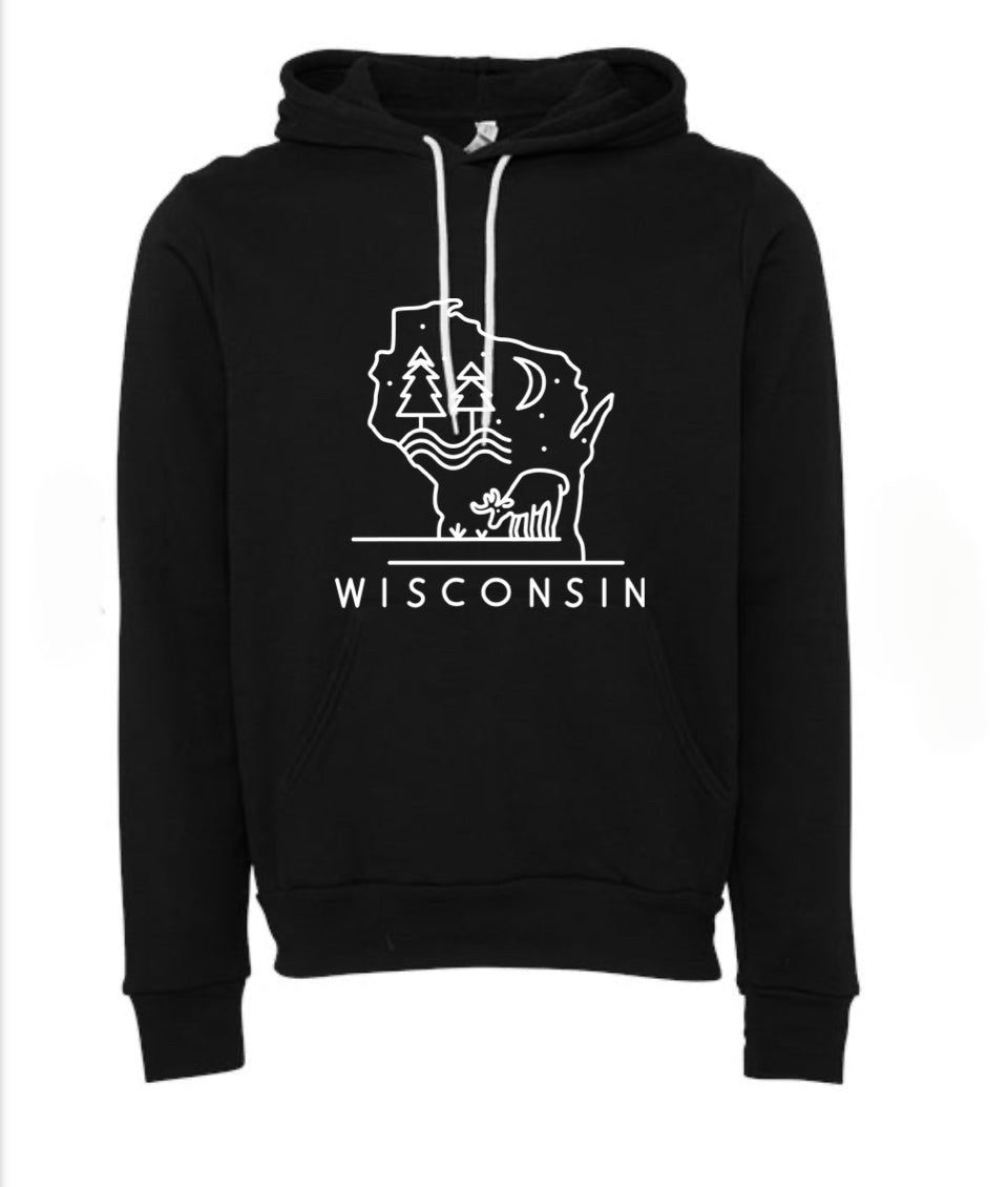 Wisconsin Deer Sweatshirt Unisex