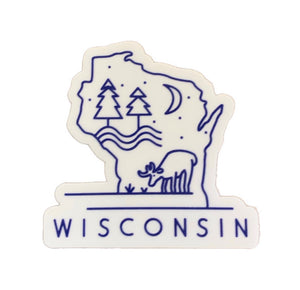 Wisconsin Deer Sticker