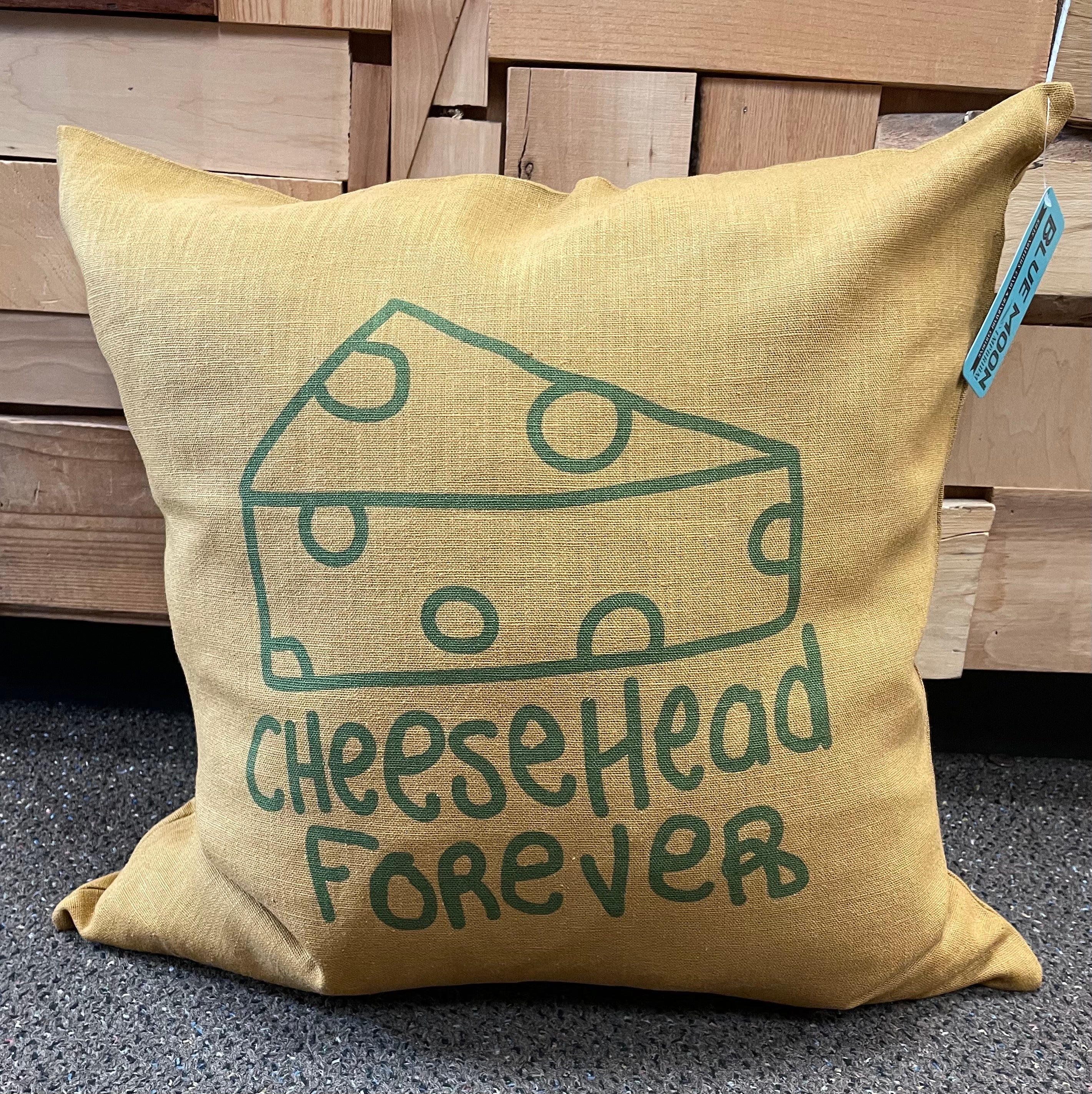 Cheesehead Forever  20" Pillow Cover