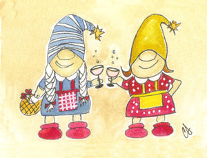 Cathy Stratton Mini Water color prints 3"x4"