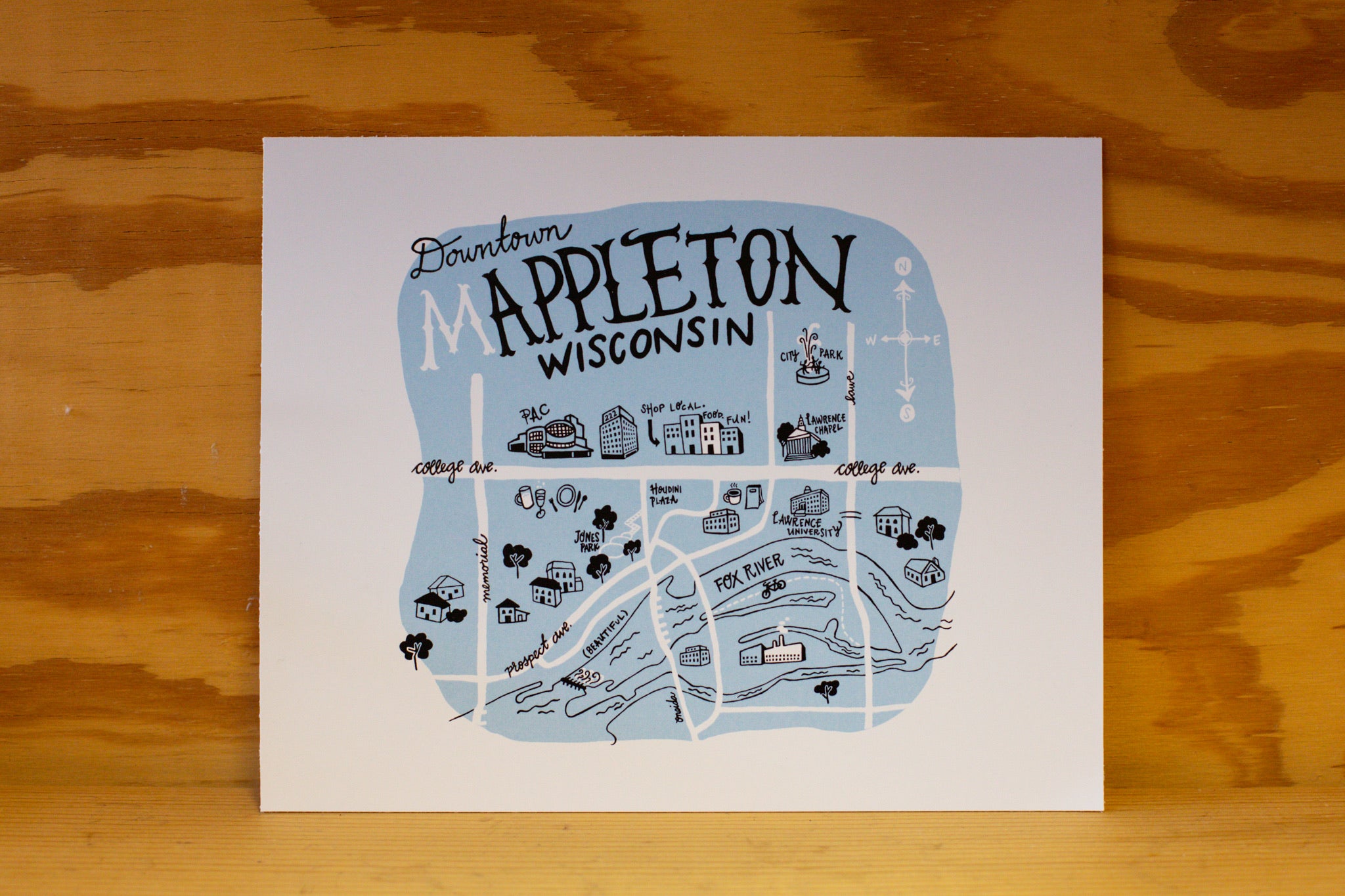 Mappleton 8x10” print