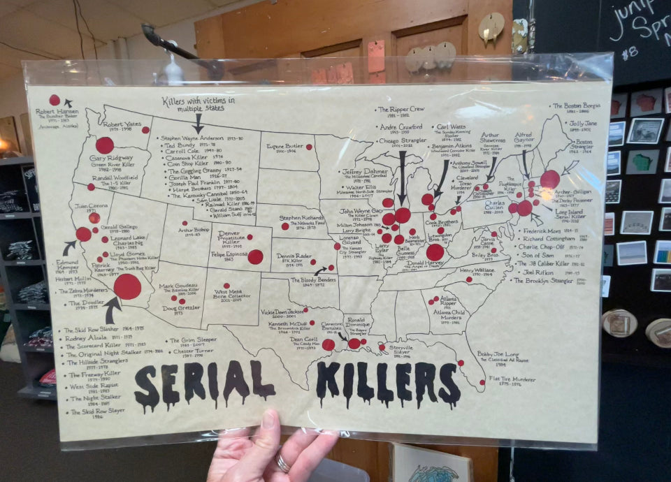 Serial Killers Map