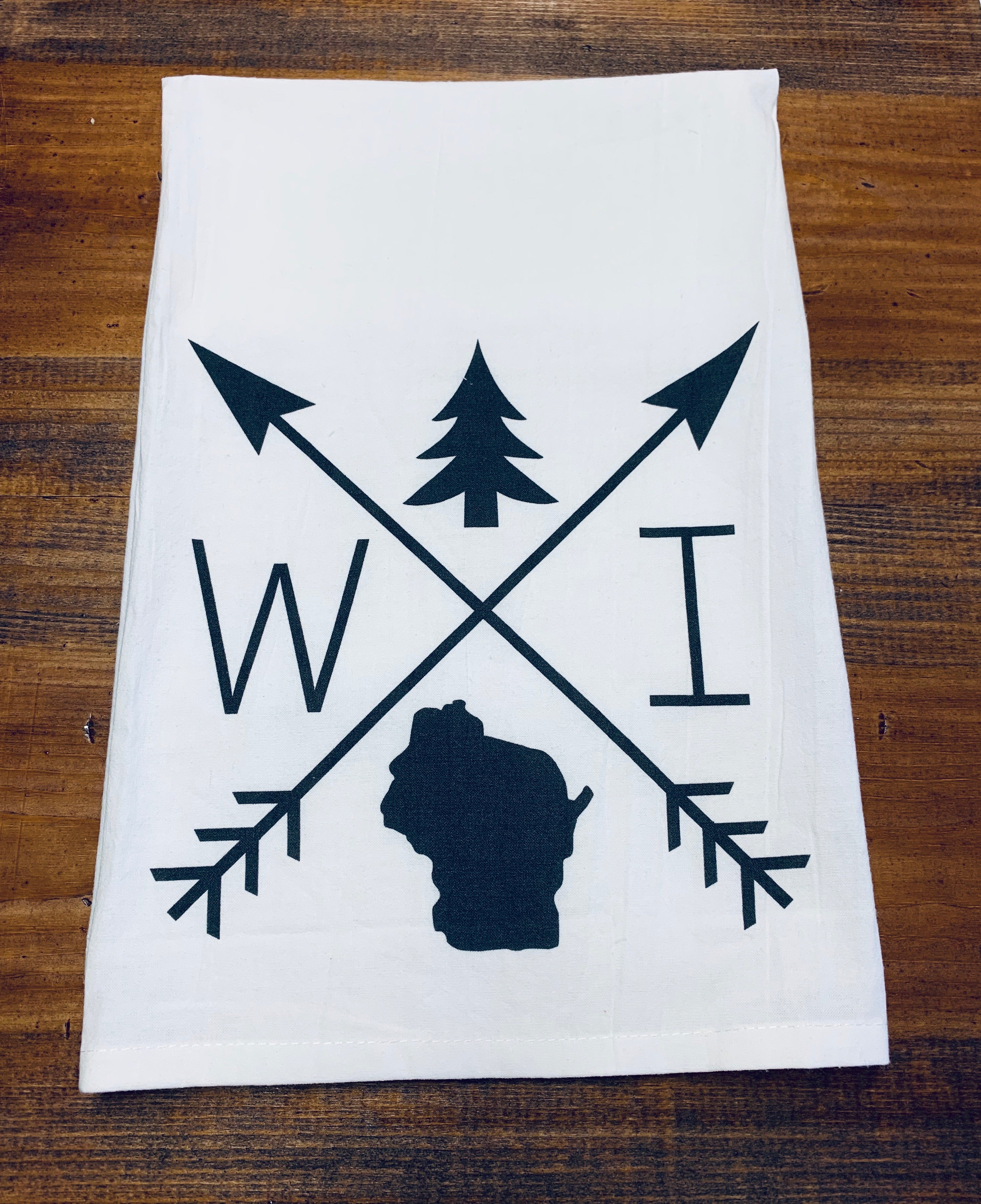 Wisconsin Arrows Dishtowel
