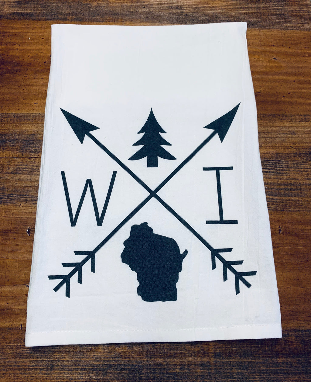 Wisconsin Arrows Dishtowel