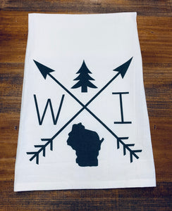 Wisconsin Arrows Dishtowel