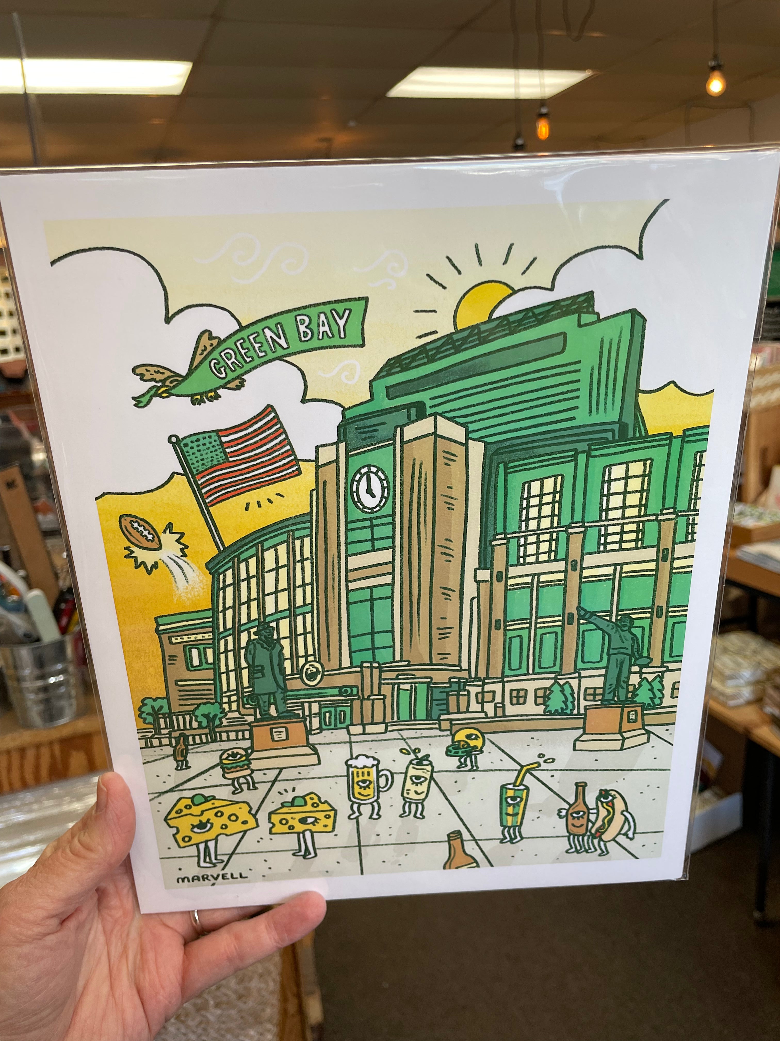 Lambeau Field by Lauren Marvel print