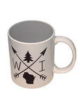 Wisconsin arrow mug