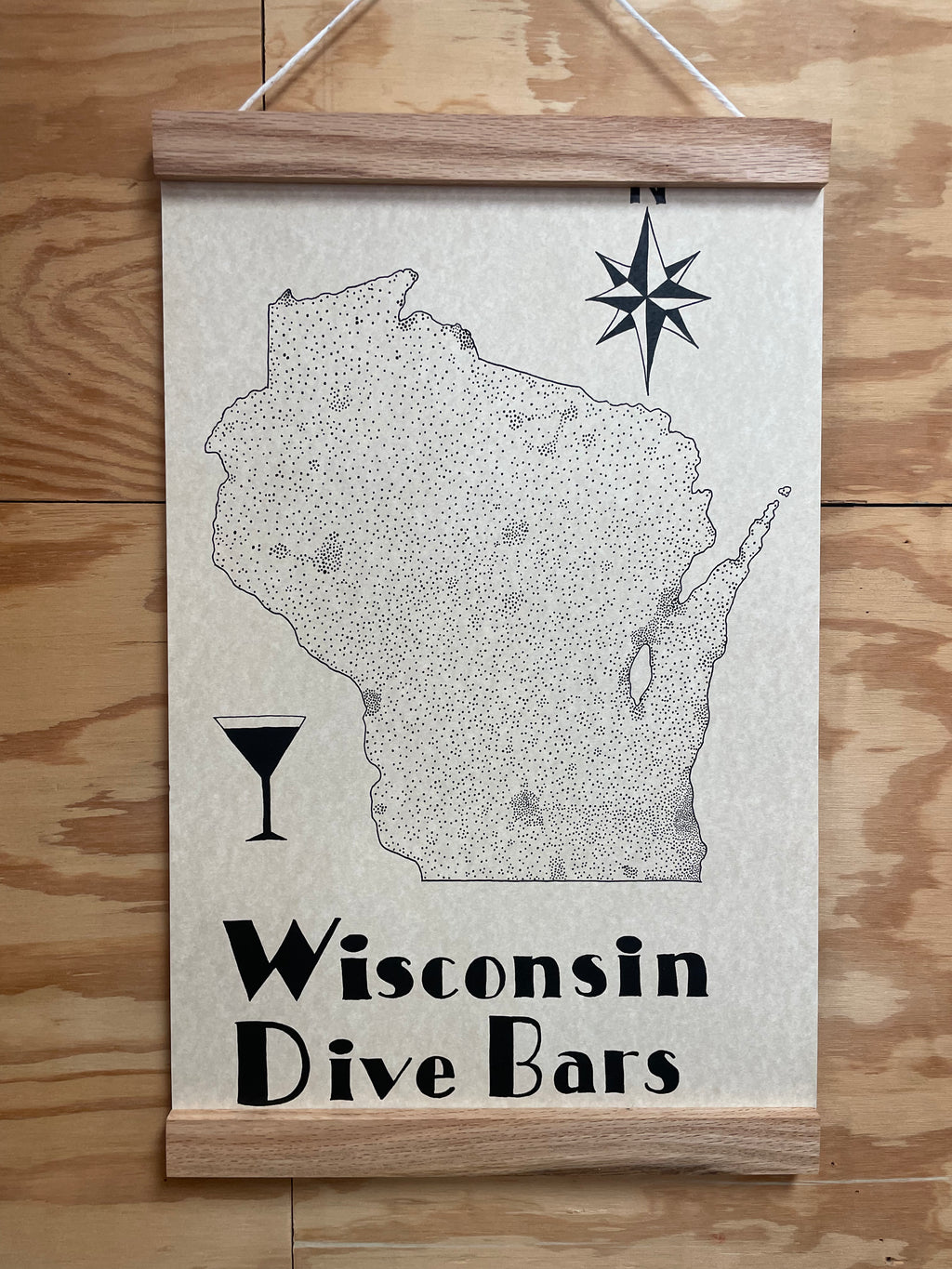 Wisconsin Dive Bar Map