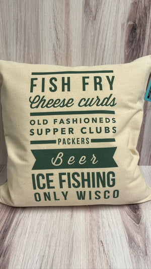Fish Fry 20" Pillow Cover